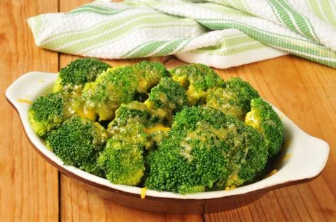 Broccoli and cheese Stock Photos