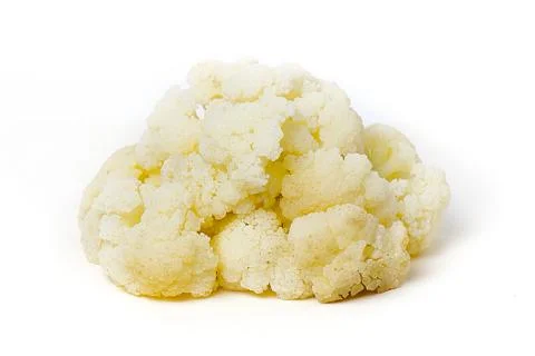 Broccoli cabbage close up on white background Stock Photos