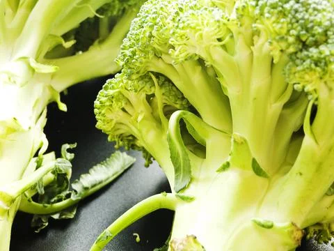 Broccoli cabbage closeup Foto stock