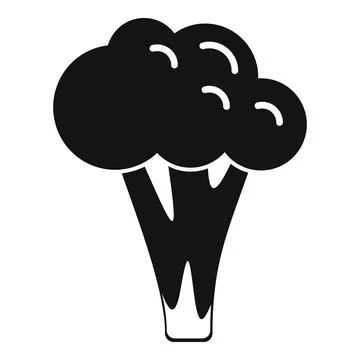Broccoli cabbage icon simple vector. Brocoli food Ilustración de archivo