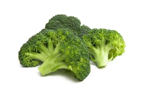 Broccoli cabbage isolated Stock Photos