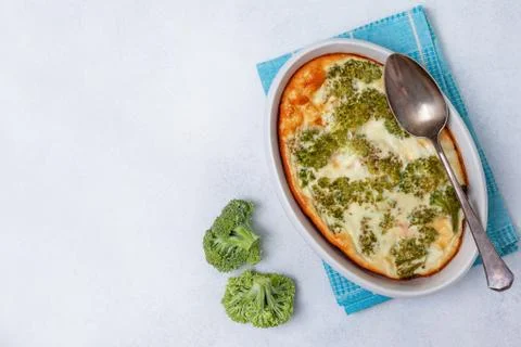 Broccoli casserole Stock Photos