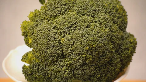 Broccoli on Display Stock Footage 97455318