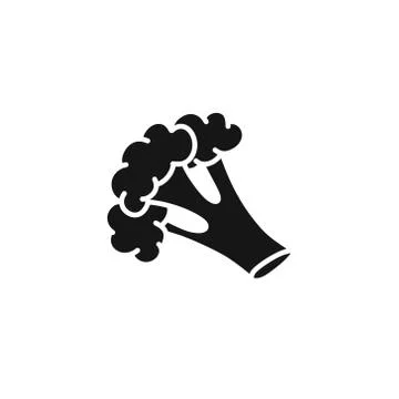 Broccoli doodle icon, vector color line illustration Stock Illustration