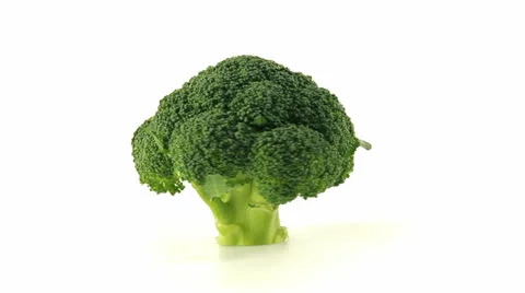 Broccoli front view Vidéo 23732959