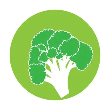Broccoli icon Stock Illustration