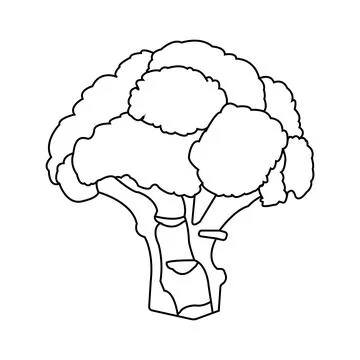 Broccoli icon Stock Illustration