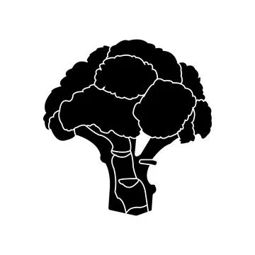 Broccoli icon Stock Illustration