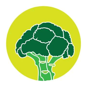 Broccoli icon Stock Illustration
