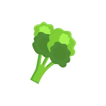 Broccoli Icon vector. Broccoli vegetable fresh farm healthy food Stock Illustration