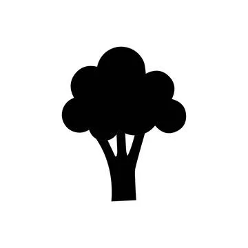 Broccoli icon vector, filled flat sign, solid pictogram Stock Illustration