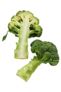 Broccoli isolated Stock Photos