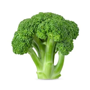 Broccoli isolated on white background clipping path Stock Photos