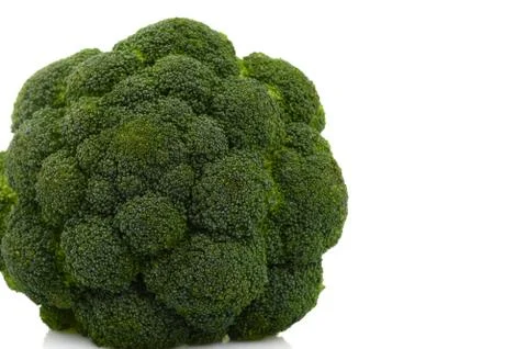 Broccoli isolated on white background Stock Photos