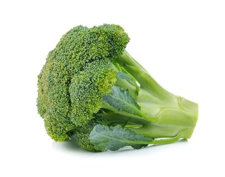 Broccoli isolated on white background Stock Photos