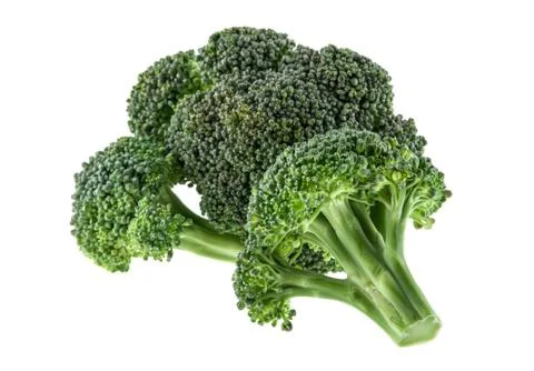 Broccoli isolated on white background Stock Photos
