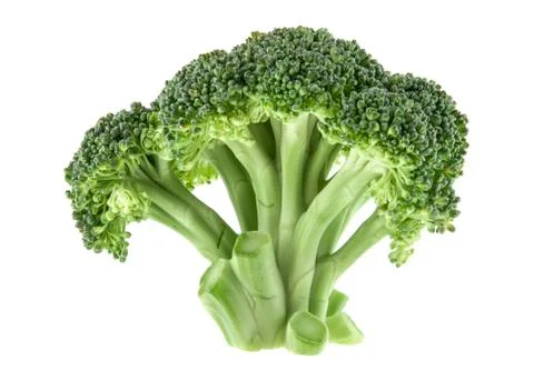 Broccoli isolated on white background Foto stock