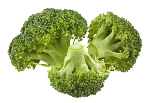 Broccoli isolated on white background Stock Photos