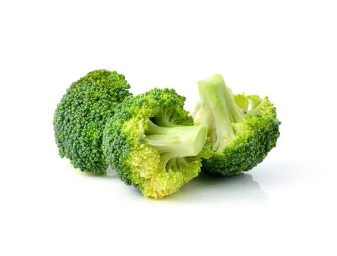 Broccoli isolated on white background Stock Photos