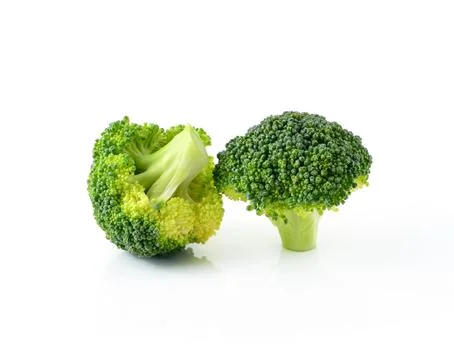 Broccoli isolated on white background Stock Photos