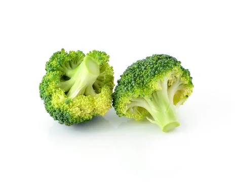 Broccoli isolated on white background Stock Photos