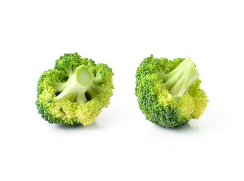 Broccoli isolated on white background Stock Photos