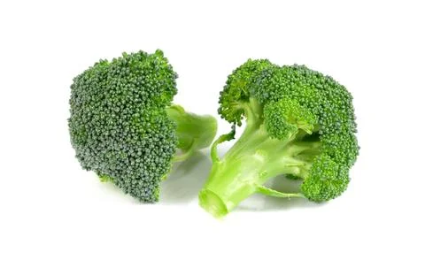 Broccoli isolated on white background Stock Photos