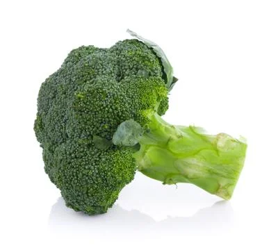 Broccoli isolated on white background Stock Photos