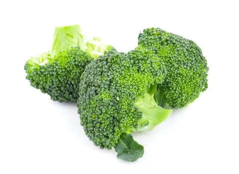 Broccoli isolated on white background 写真素材