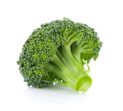 Broccoli isolated on white background Stock Photos