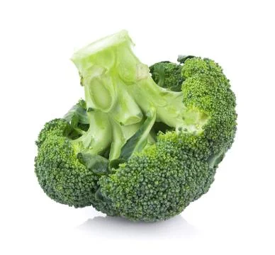 Broccoli isolated on white background Stockfoto's