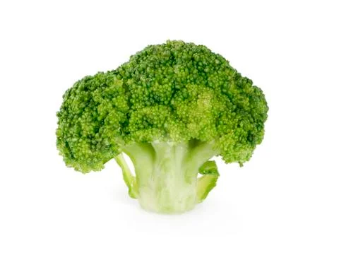 Broccoli isolated on a white background Stock Photos