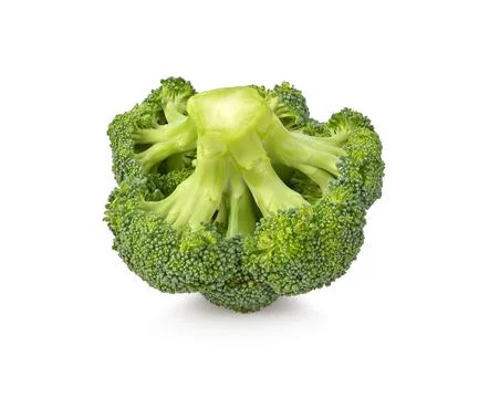 Broccoli isolated on white background Stock Photos