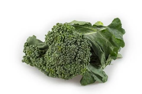 Broccoli isolated on white background. Stock Photos