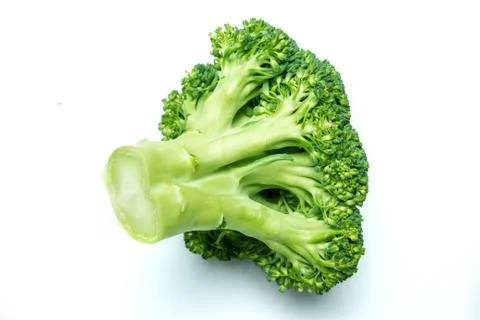 Broccoli isolated on white background. Raw vegetables Stock Photos