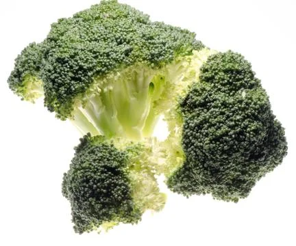 Broccoli isolated on white Foto stock