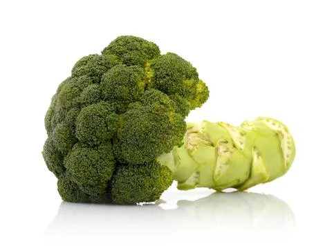 Broccoli isolated on white Stock Photos