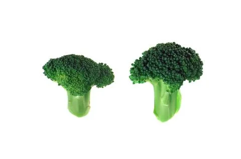 Broccoli isolated on white Stock Photos