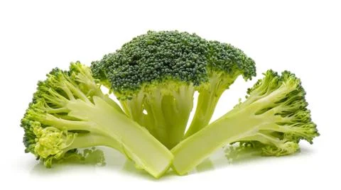 Broccoli isolated on white Stock Photos