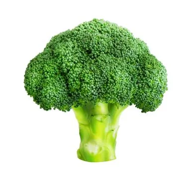 Broccoli isolated on white Foto stock
