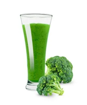 Broccoli juice Stock Photos
