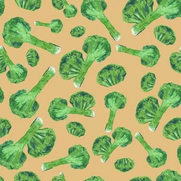Broccoli pattern Stockillustratie