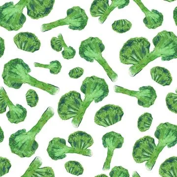 Broccoli pattern Stock Illustration