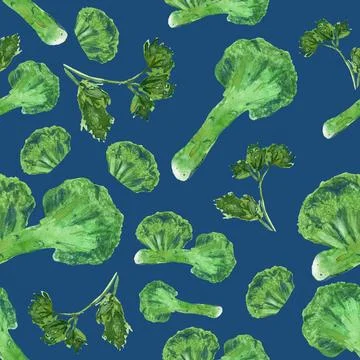 Broccoli pattern Stockillustratie