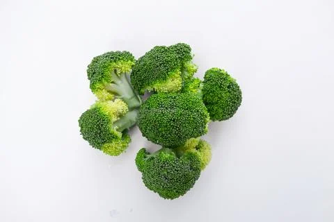 Broccoli pieces Stock-Fotos