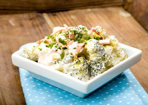 Broccoli salad Foto stock