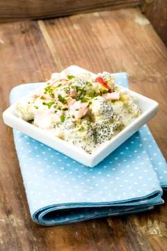 Broccoli salad Stock Photos