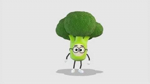 Broccoli shy 库存影片 167911729
