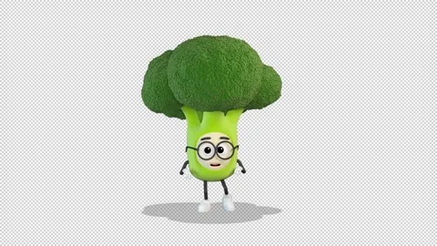 Broccoli sneaks 库存影片 167911826