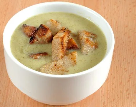 Broccoli soup 库存照片